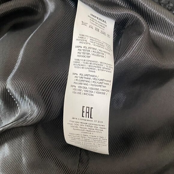 Imperial black teddy faux fur coat size M - Picture 5 of 5